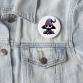 Schattigee Bone Witch Button - Gotische Kawaii Pin (In situ)