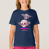 Schattigee Bonjour Pun Halloween T-shirt (Voorkant)