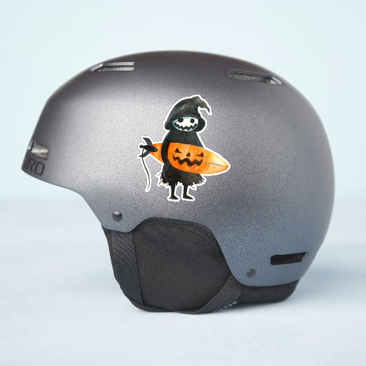 Schattigee Boo Ghosts Pumpkin Happy Halloween Stic Sticker (Helm Zijkant)