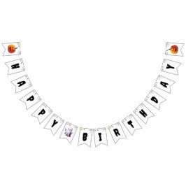 Schattigee Boo Halloween Ghost Boy Happy Birthday Vlaggetjes