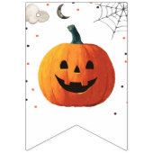 Schattigee Boo Halloween Ghost Boy Happy Birthday Vlaggetjes (Eerste vlag)