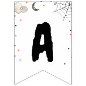 Schattigee Boo Halloween Ghost Boy Happy Birthday Vlaggetjes (Derde vlag)