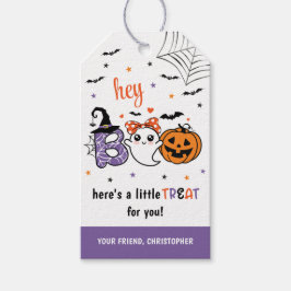 Schattigee Boo Halloween-traktatie Labels voor gun Cadeaulabel