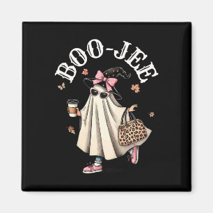 Schattigee Boo Jee Ghost Halloween Leopard Ghost C Magneet