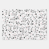 Schattigee Boo Spooky Ghost Halloween Pink Girl Inpakpapier Vel (Voorkant)