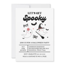 Schattigee Boo Spooky Ghost Halloween Pink Girl