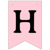 Schattigee Boo Spooky Ghost Halloween Pink Girl Vlaggetjes (Eerste vlag)