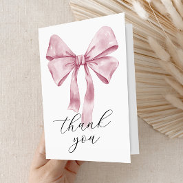 Schattigee boog Baby shower Bedankkaart