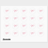 Schattigee boog Sticker - esthetische lint ontwerp (Vel)