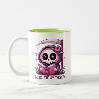 Schattigee Bookish Reaper Koffie Mok Tweetonige Mo