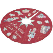 Schattigee boomrok met vakantie Design Kerstboom Rok (Gekanteld)