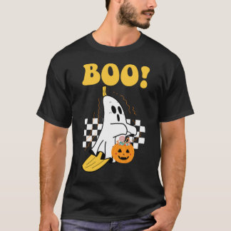 Schattigee Boonanaa Ghost Banana Pumnpkin Hallowee T-shirt