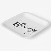 Schattigee Booooo Halloween Party Paper Bord (Gebogen)