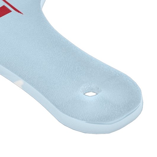 Schattigee boot kunst aan zee snijplank (Hoek)