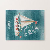 Schattigee boot - Mijn eerste cruise - Custom Legpuzzel (Horizontaal)