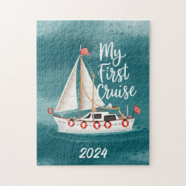 Schattigee boot - Mijn eerste cruise - Custom Legpuzzel