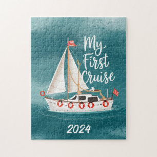 Schattigee boot - Mijn eerste cruise - Custom Legpuzzel