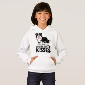 Schattigee Border Collie Kust Cartoon Puppy Honden (Voorkant volledig)