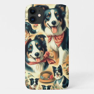 Schattigee Border Collie naadloos Case-Mate iPhone Case