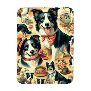 Schattigee Border Collie naadloos Magneet