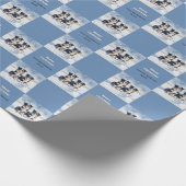 Schattigee Border Collie Puppies in Snow Puppy Chr Cadeaupapier (Hoek)