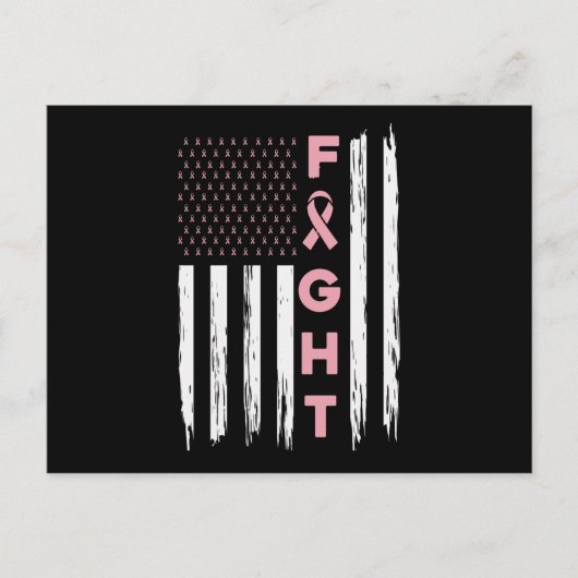 Schattigee borstkanker Bewustzijn Vrienden Eenheid Briefkaart (Voorkant)