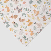 Schattigee Bos Baby Dieren Tissuepapier (Detail)