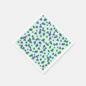 Schattigee Bosbessen Papieren servetten (Hoek)