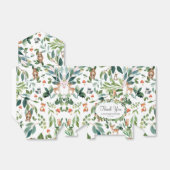 Schattigee bosdieren Baby shower Bossen dank u Bedankdoosjes (Uitgevouwen)