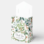 Schattigee bosdieren Baby shower Bossen dank u Bedankdoosjes (Geopend)