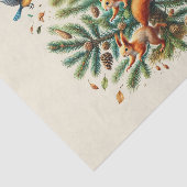 Schattigee bosdieren eekhoorn tissuepapier (Detail)