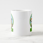 Schattigee bosdieren houden van het runnen van Fox Grote Koffiekop (Voorkant)