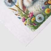 Schattigee bosdieren ontkoppeld konijn tissuepapier (Detail)