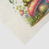 Schattigee bosdieren ontkoppelingskikker tissuepapier (Detail)