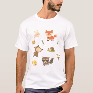 Schattigee bosdieren t-shirt