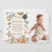 Schattigee bosdieren Verjaardag Dankjewel Card Kaart (Voorkant)