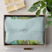 Schattigee bosdieren vosseneekhoorn tissuepapier (Geschenk)