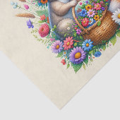 Schattigee bosdieren vossenkonijn tissuepapier (Detail)
