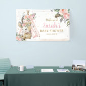 Schattigee bosherten Boho Tribal Welkom Achtergron Spandoek (Beurs)