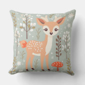 Schattigee bosherten, bosvrienden, genderneutraal kussen (Voorkant)