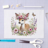 Schattigee boslanddieren ontkoppeld hert tissuepapier (Craft)