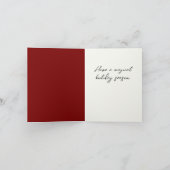 Schattigee bosrijke vakantiefee kaart (Binnen)