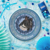 Schattigee Boston Terrier gepersonaliseerde partij Papieren Bordje (Feest)