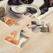 Schattigee Boston Terrier Illustratie Legpuzzel (Zijkant)