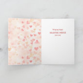 Schattigee Boston Terrier met Balloons Valentijn K Feestdagen Kaart (Binnen)