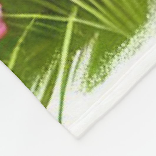 Schattigee Boston Terrier puppy spelen met vlinder Fleece Deken (Hoek)