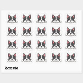Schattigee Boston Terrier Sticker (Vel)