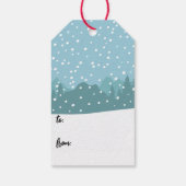 Schattigee Boston Terrier wintervakantie van Cadeaulabel (Achterkant)