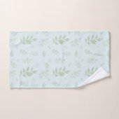 Schattigee botanische groene bladeren handdoek (Handdoek)