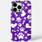 Schattigee Botten en Paw prints iPhone Hoesje (Achterkant)